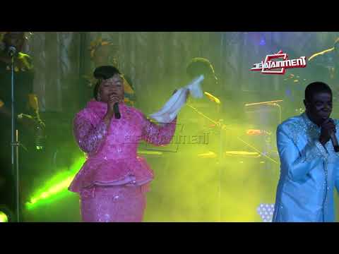 Elder Mireku in the spirit of Worship with Jack Alolome & Gifty Osei